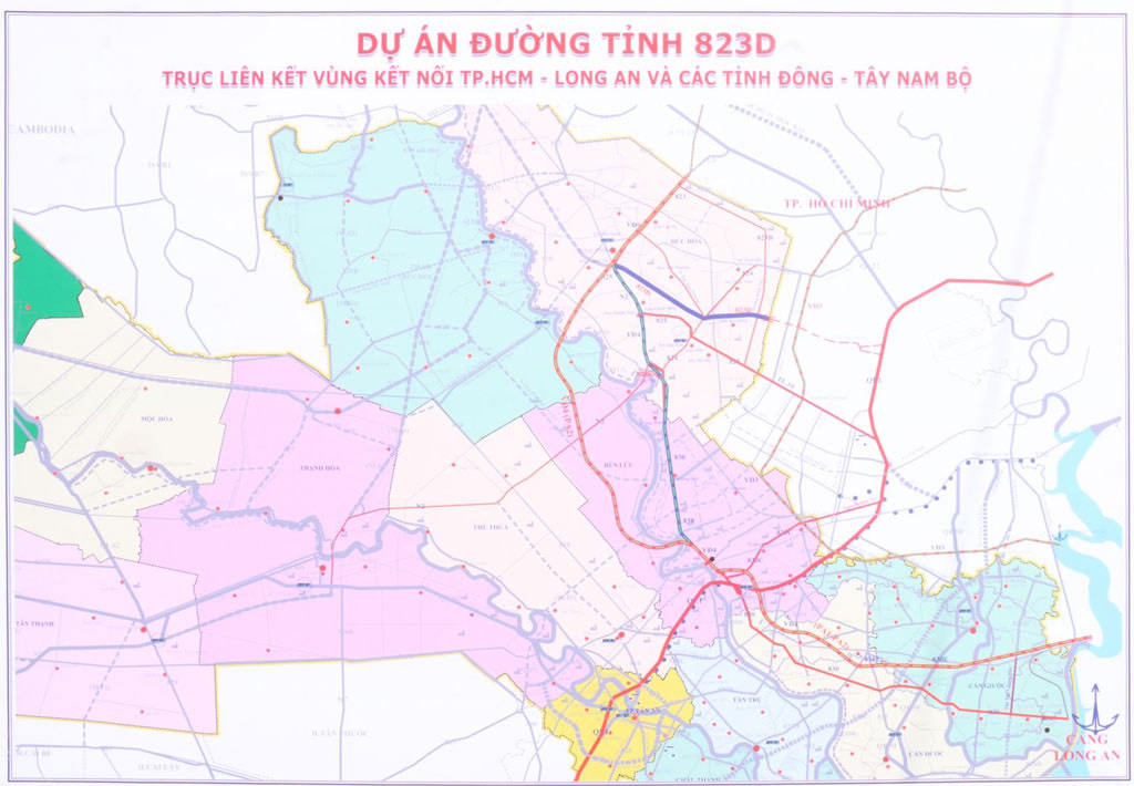 bản đồ quy hoạch đường tỉnh 823d dự án dragon pearl