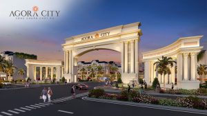 Cổng chính dự án Agora City