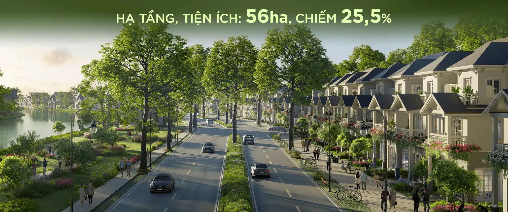 Diện tích hạ tầng và tiện ích dự án eco retreat
