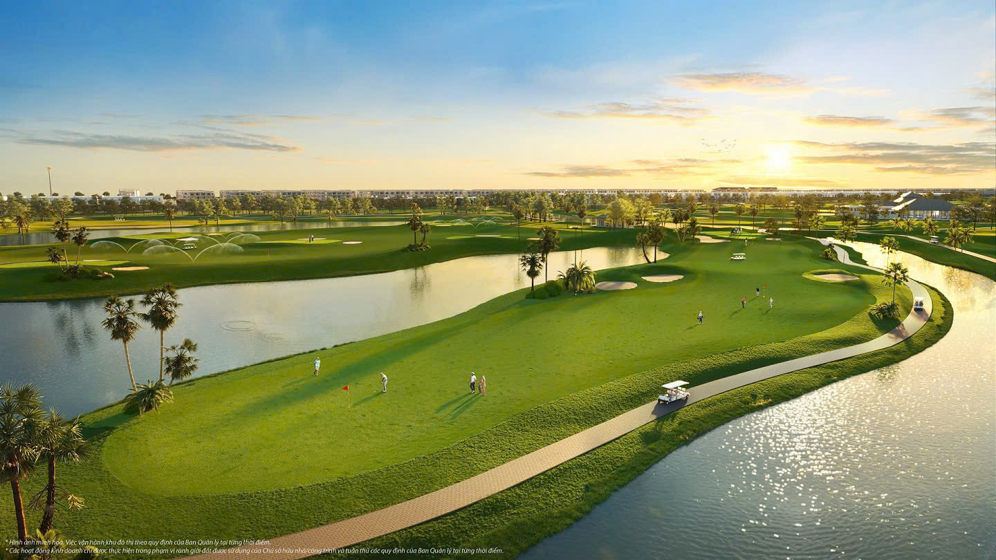 Sân golf tiêu chuẩn quốc tế dự án Vinhomes Tân Mỹ