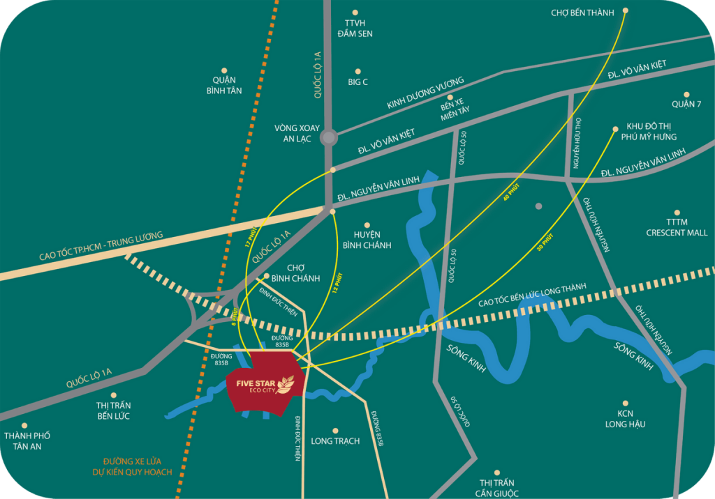 vị trí fivestar eco city